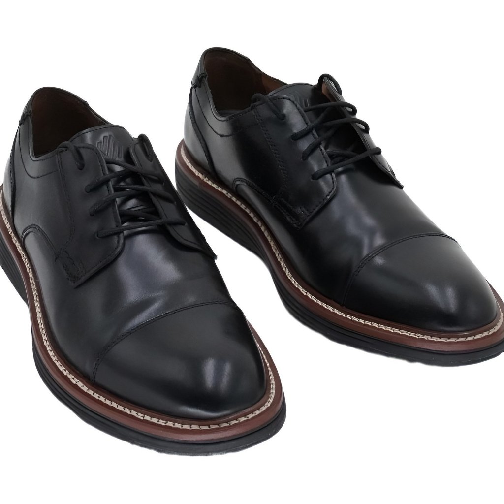 Johnston Murphy Hodges Plain Toe Black Dress Shoes Us 9m Eu 42